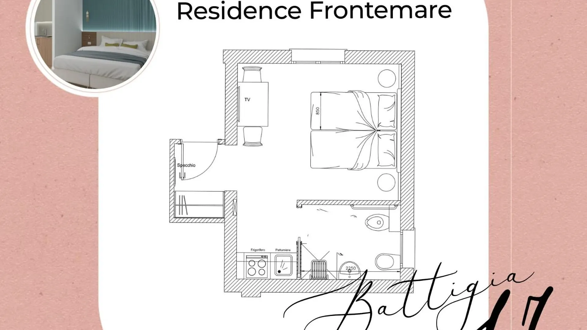 Bed and Breakfast Elisabetta Frontemare Cesenatico 0*,  Italia